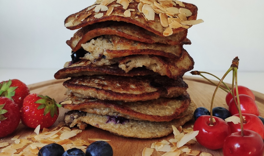 Hapklaaradvies - Blueberry oat pancakes
