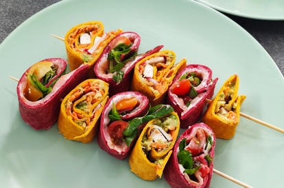 Groenten tortilla wraps