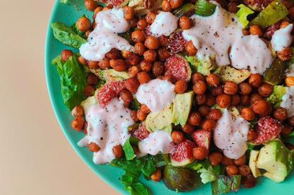 Frisse zomersalade met vijgen en avocado