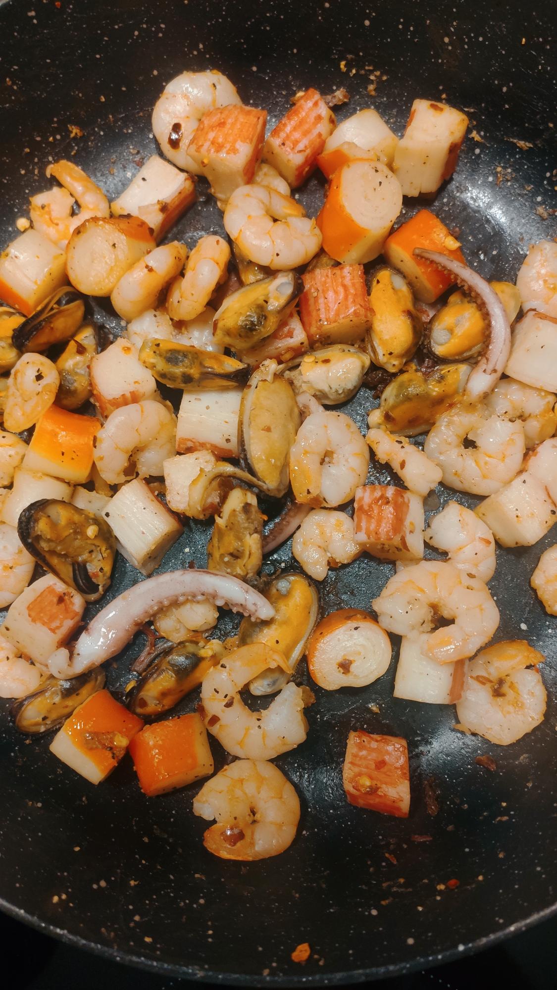 Hapklaaradvies - Risotto met zeevruchten 