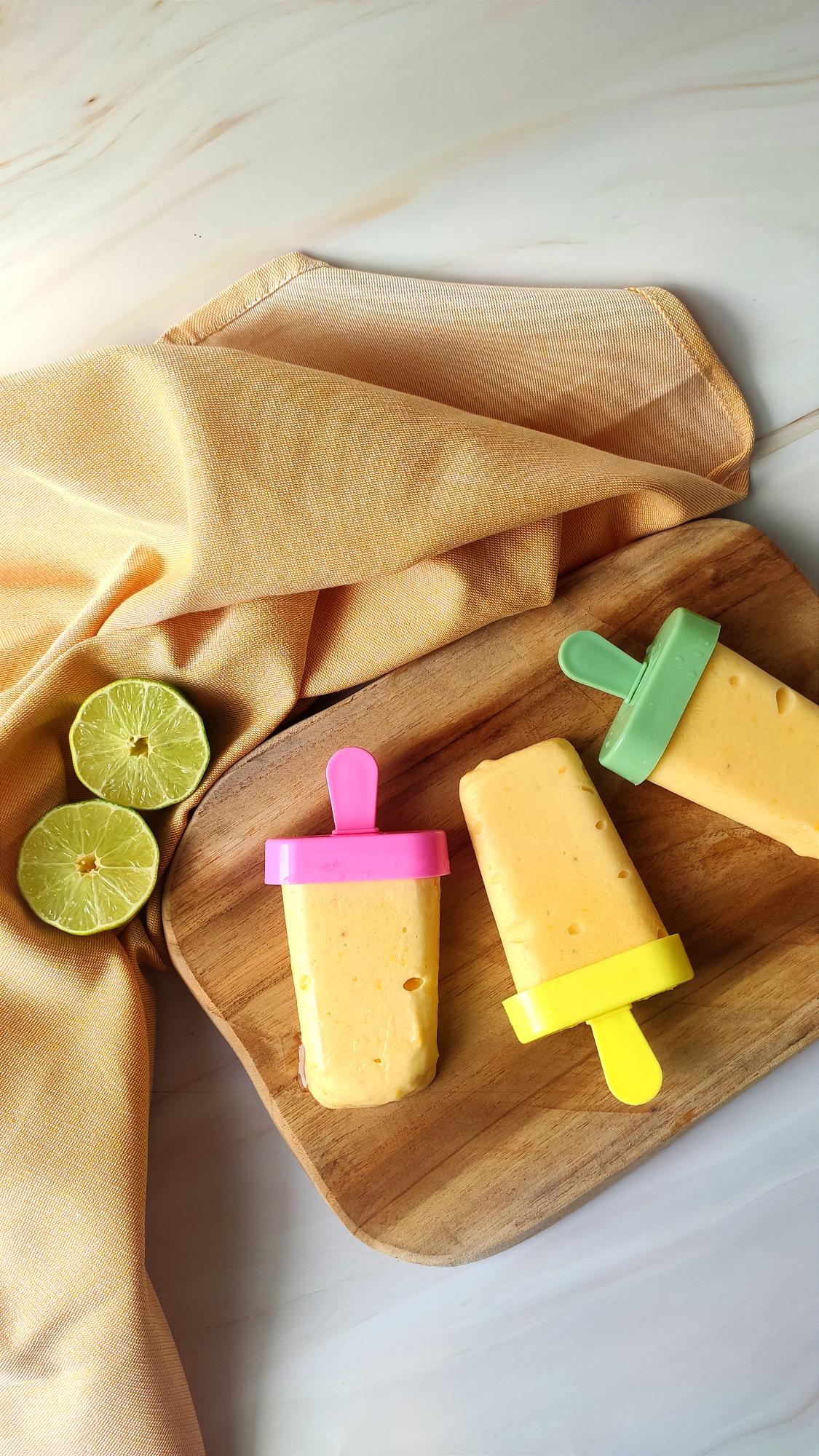 Hapklaaradvies - Mango-banaan yoghurtijsjes