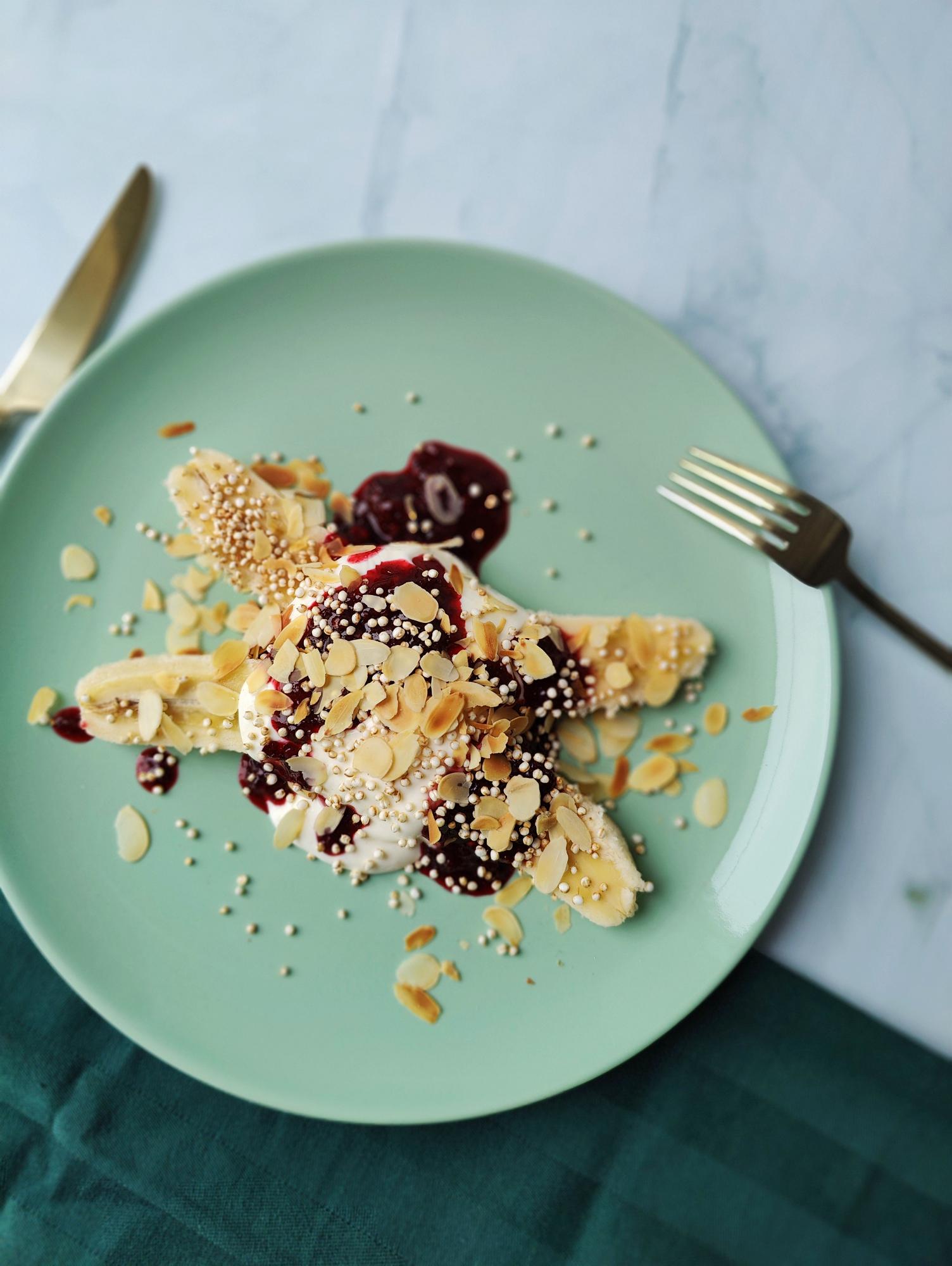 Hapklaaradvies - Breakfast banana split